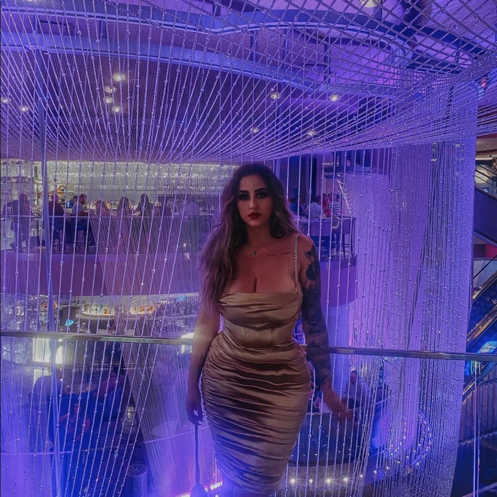 Gold Oh polly dress.